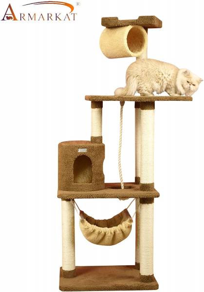 Aeromark International Armarkat Cat Tree Furniture Condo, Height 70 Inch to 75 Inch